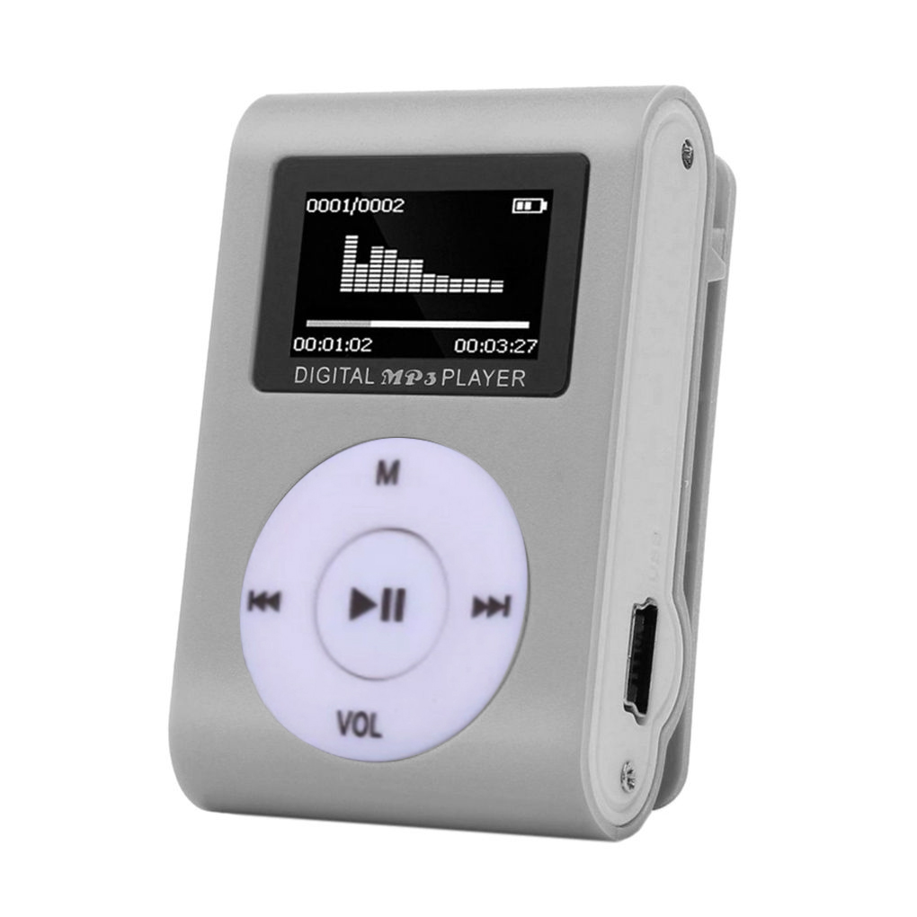 Music - Mini mp3 speler draagbare metalen clip