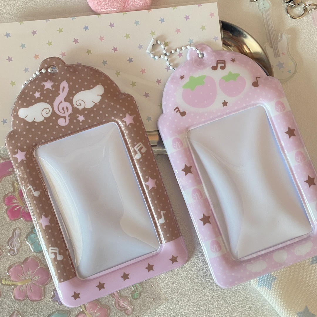 Blank Sheet Music Notebook - Muzieknoot Wing Strawberry PVC 3 inch