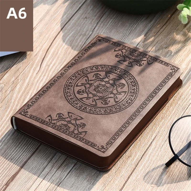 Vintage Leather Journal Notebook - 2025 Nieuwe draagbare vintage lederen notitieboek