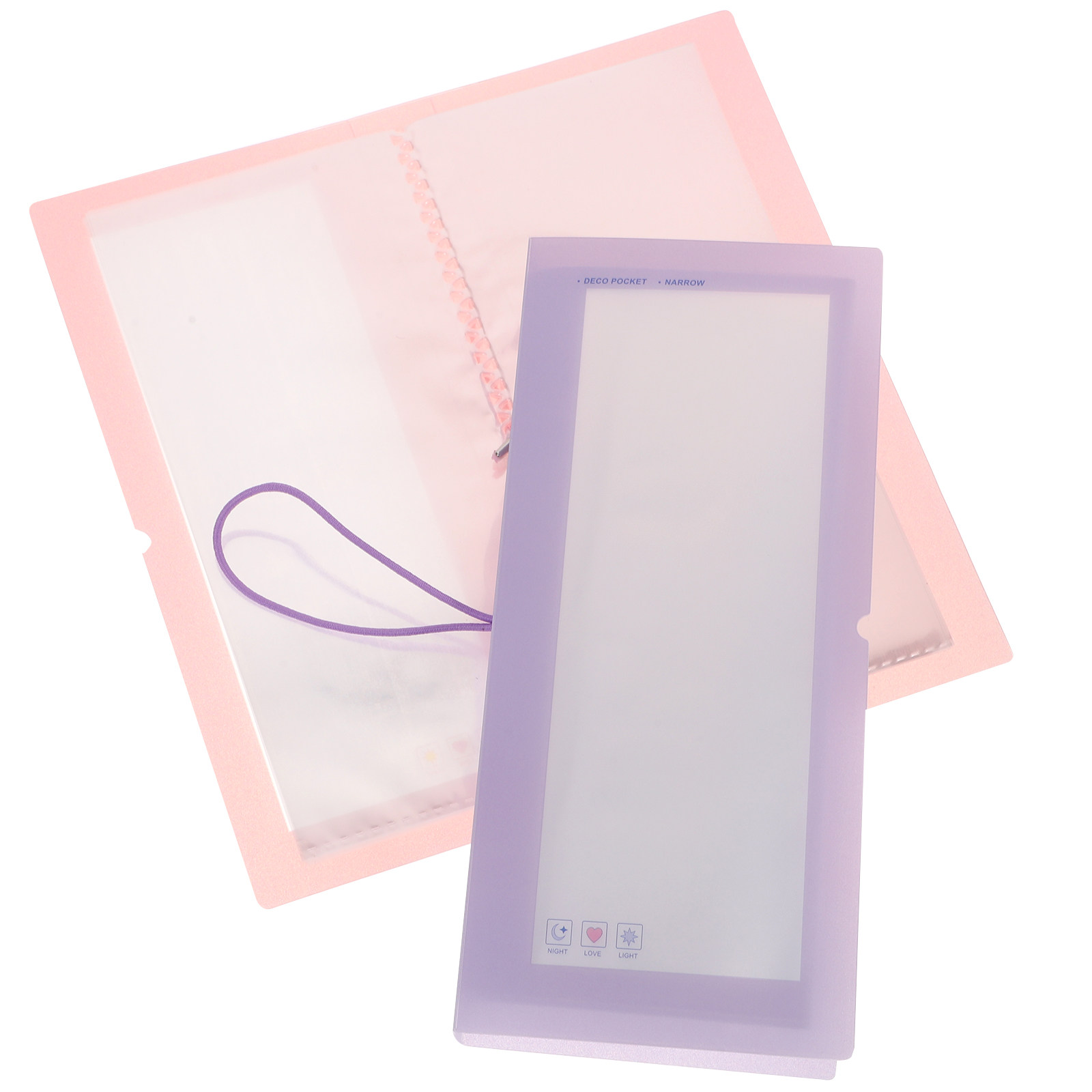 2 stuks doorzichtige opbergalb - Stationery Books recensie en prijs