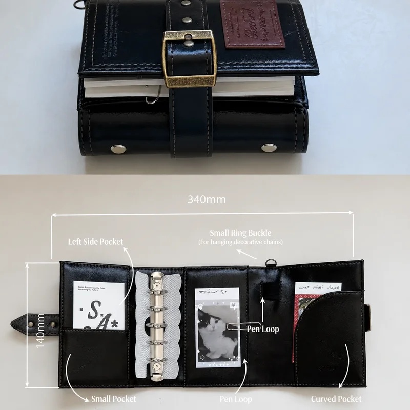 M5 drievoudig opvouwbare vinta - Vintage Leather Journal Notebook recensie en prijs