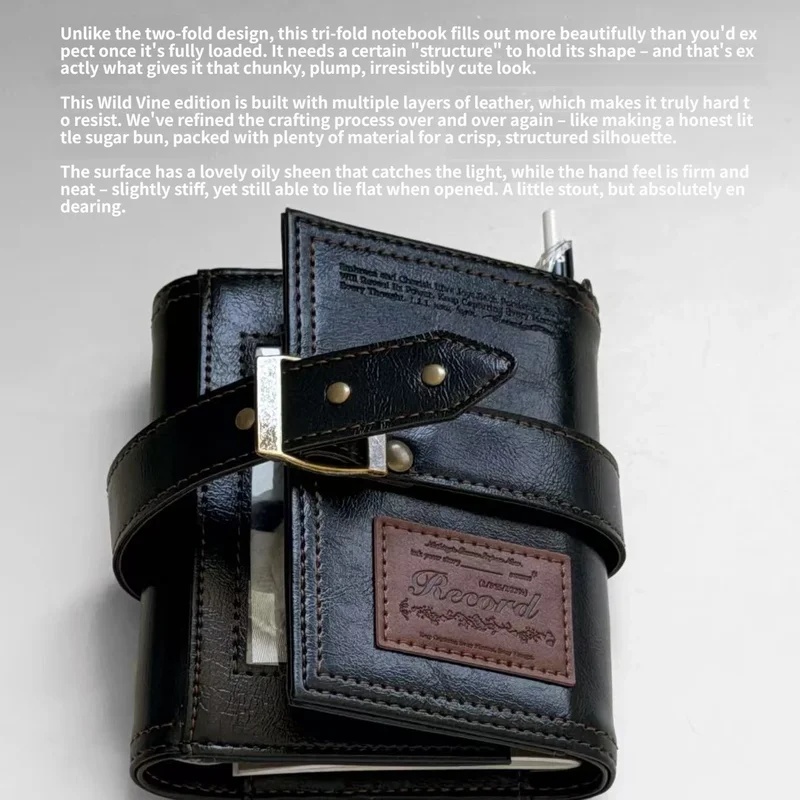M5 drievoudig opvouwbare vinta - Vintage Leather Journal Notebook recensie en prijs